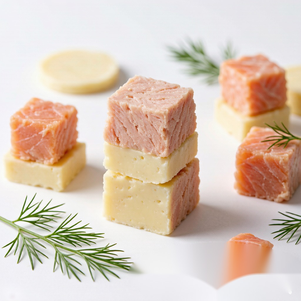 Cheese Salmon Cubes