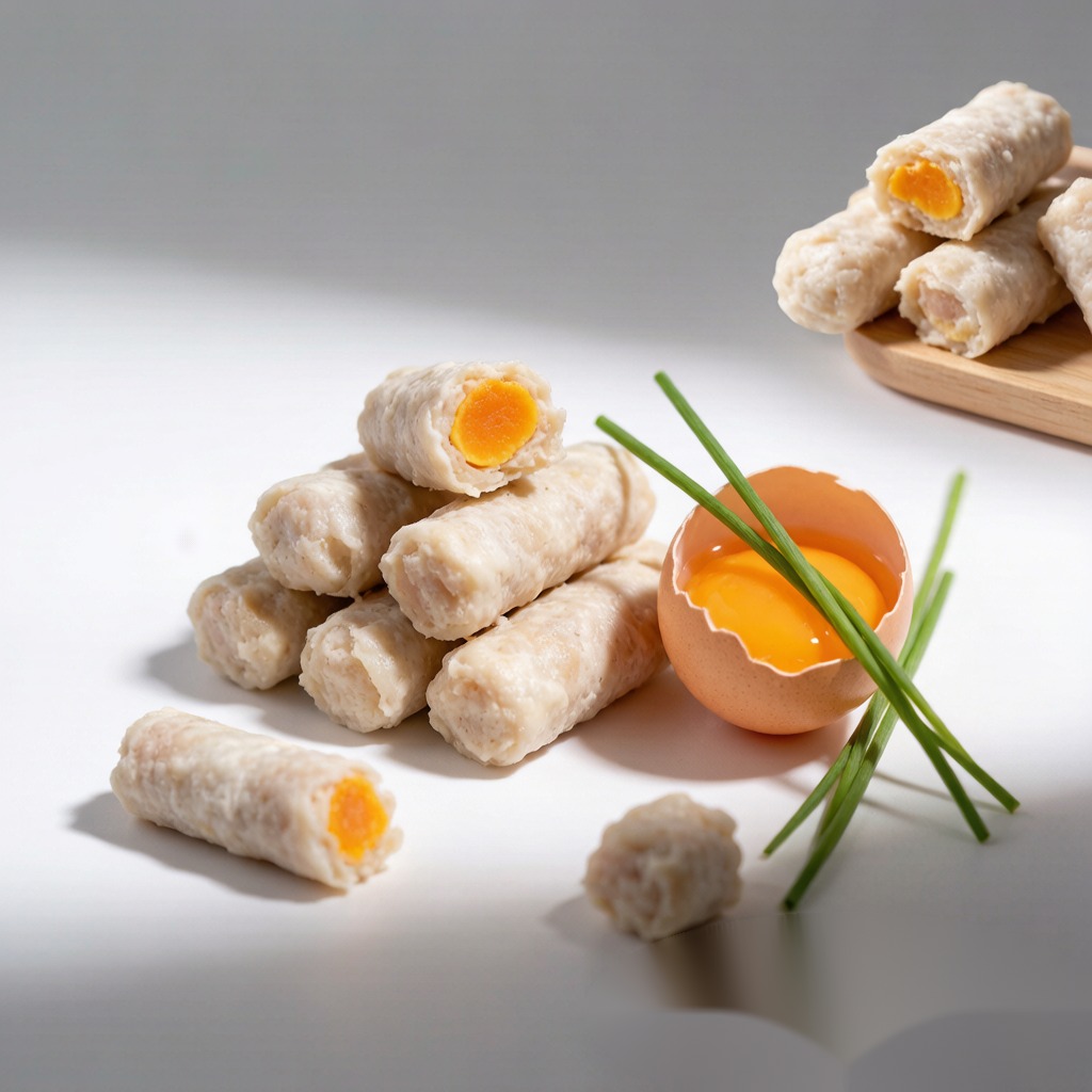 Chicken Wrapped Egg Yolk — HEYUAN PET