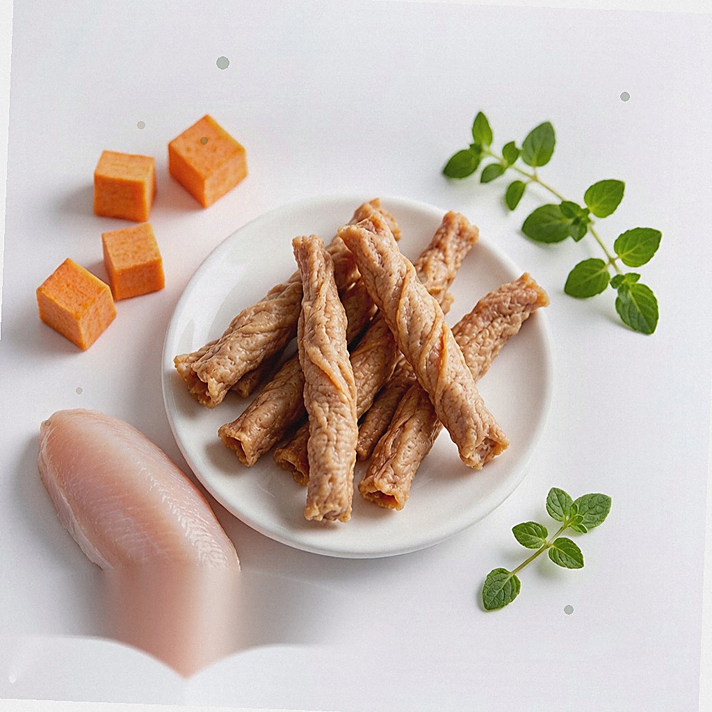Marbled beef & codfish sticks