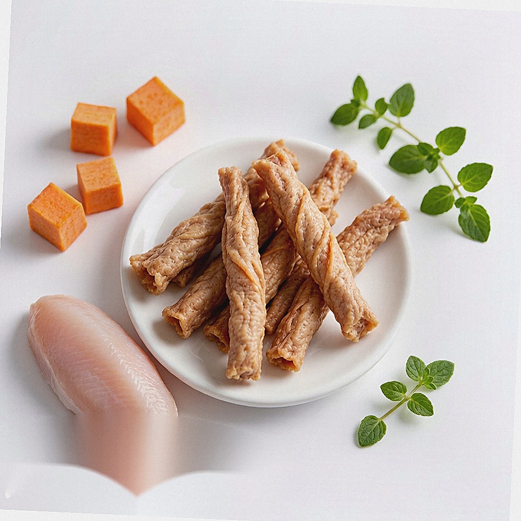 Duck vegetable slices