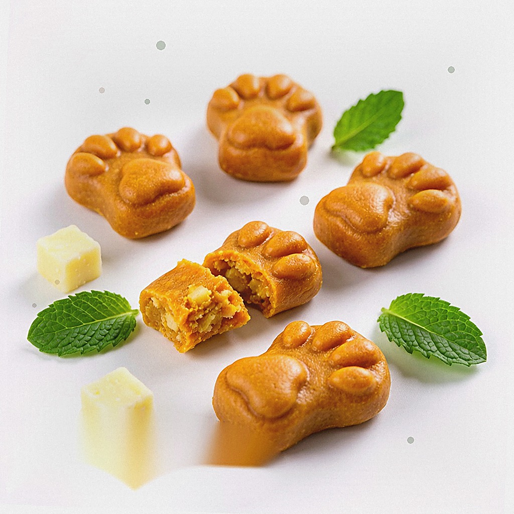 Chicken cheese vegetables cubes