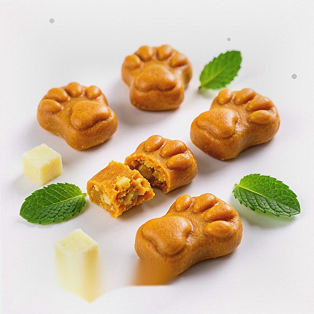 Cheese Vegetable Paw Print (Strawberries/spinach/carrots)