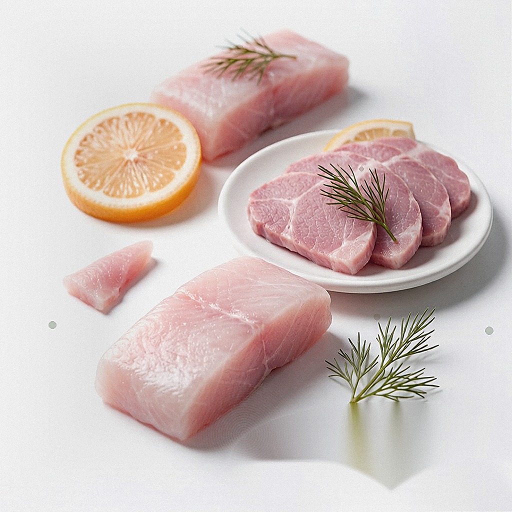 Fish skin wrapped beef Roll