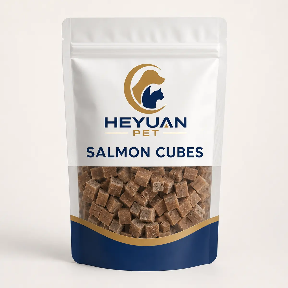HEYUAN PET salmon cubes retail packaging — view 4