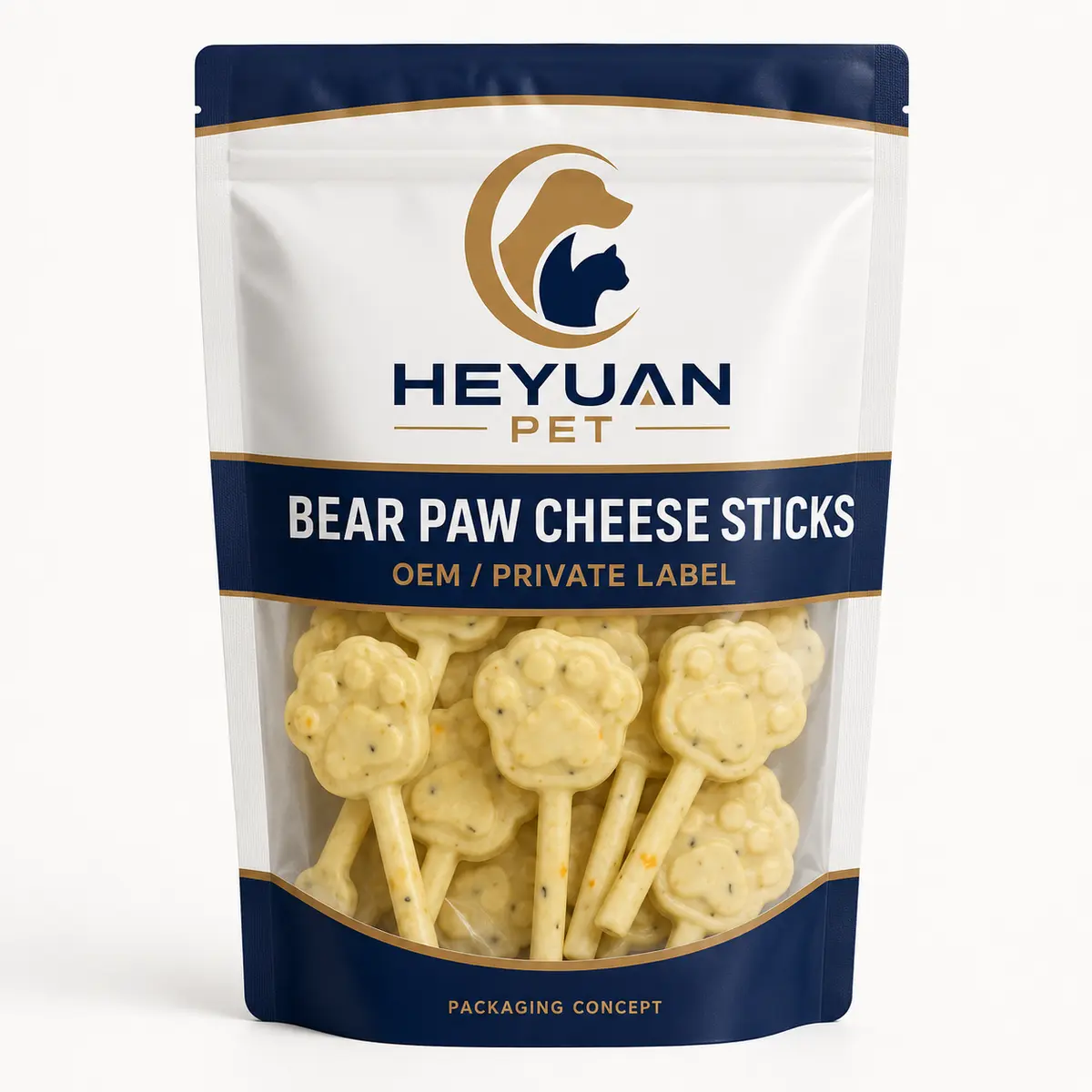 HY-015 Bear Paw Cheese Stick — retail packaging display — view 4
