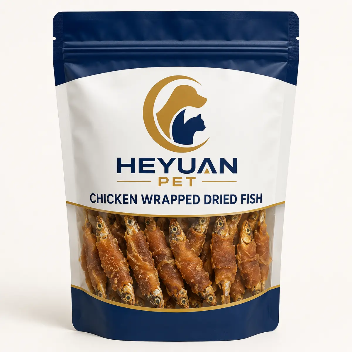 HY-021 Chicken Wrapped Dried Fish — retail packaging display — view 4