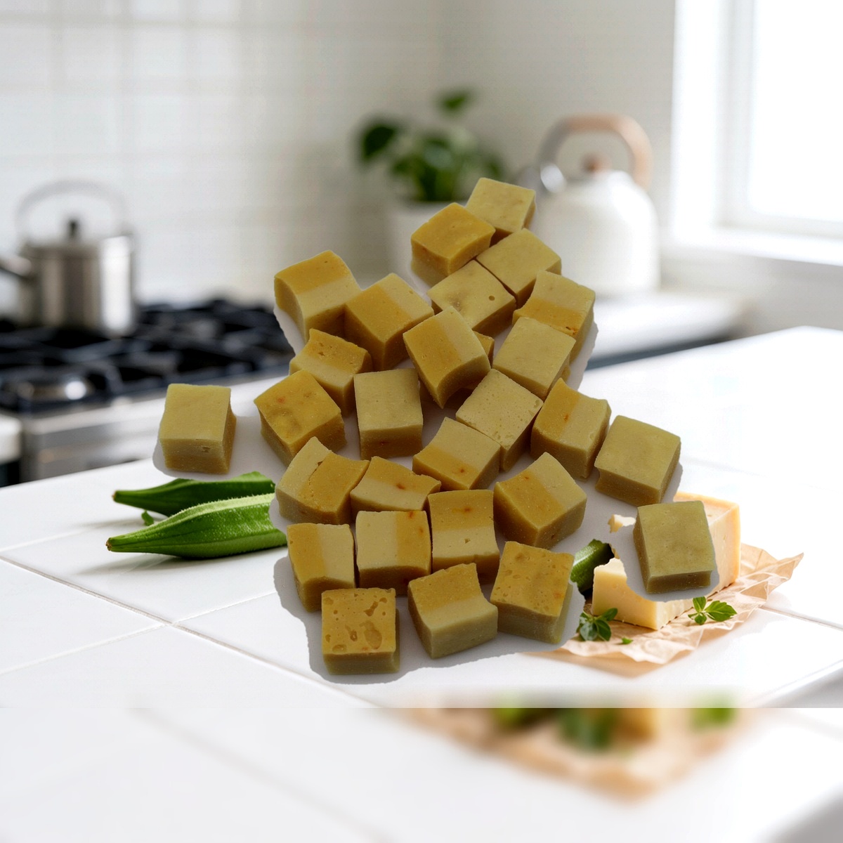 Okra Double Cheese Cubes — view 3