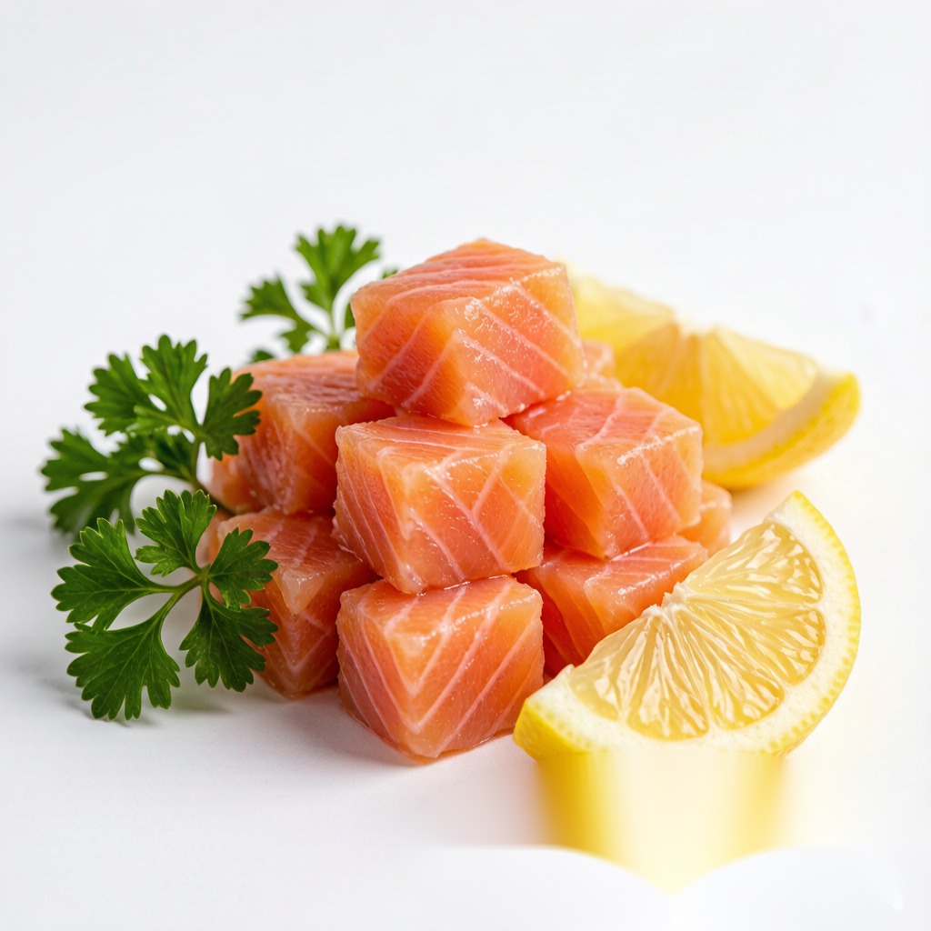 Salmon Cubes