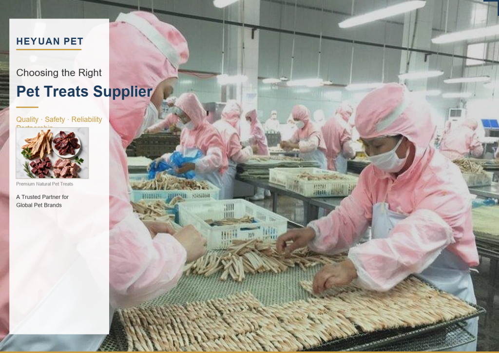 Choosing a reliable pet treats supplier for quality, OEM and private label sourcing