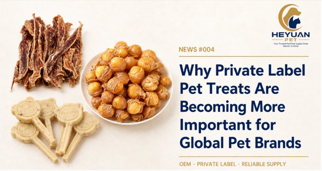 Why private label pet treats are becoming more important for global pet brands — HEYUAN PET NEWS #004